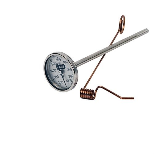 Il termometro per piombo RCBS offre un'accuratezza di +/- 1% fino a 1000°F, con una grande faccia in vetro e probe da 6" per versare il piombo alla temperatura ottimale.