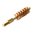 Spazzola per canna in bronzo, calibro .357, 8-32M