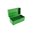 Scatola porta munizioni per fucile con coperchio ribaltabile 22-250 / 7mm 50 colpi verde