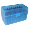 La FLIP TOP RIFLE AMMO BOX di MTM CASE-GARD è robusta e resistente, con cerniera meccanica garantita per 25 anni e chiusura sicura per proteggere le munizioni.