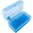 Scatola portamunizioni per fucile con coperchio ribaltabile 220 SWIFT-338 FEDERAL 50 RND blu