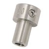 I piloti in acciaio inox SINCLAIR sono progettati con precisione per adattarsi perfettamente ai colli delle cartucce nuove, garantendo misurazioni accurate e affidabili.