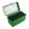 Scatola porta munizioni per fucile con maniglia 17 REM-300 AAC 50 colpi verde