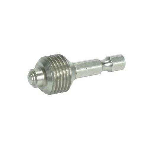 Il sistema Sinclair Driver e Caseholder offre una lavorazione precisa delle cartucce in acciaio inox, ideale per neck turning e altre operazioni di preparazione.