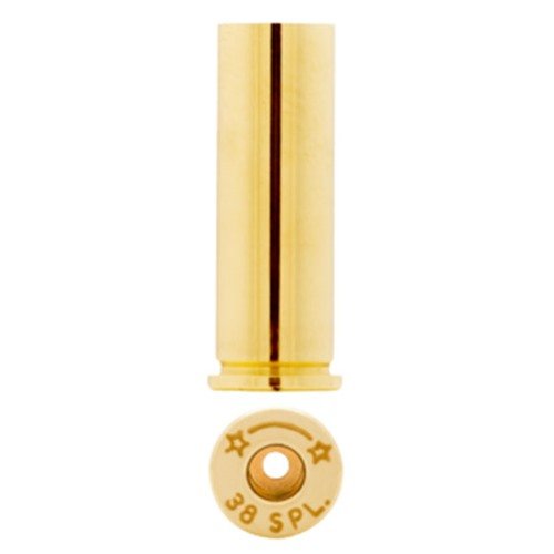 Il 38 SPECIAL BRASS di STARLINE è realizzato con processi di alta qualità, ideale per tiratori esperti, confezionato in sacchetti da 100 pezzi.