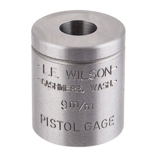 I WILSON PISTOL MAX CASE GAGES misurano con precisione le dimensioni critiche delle munizioni, garantendo una ricarica accurata e evitando l'oversizing.