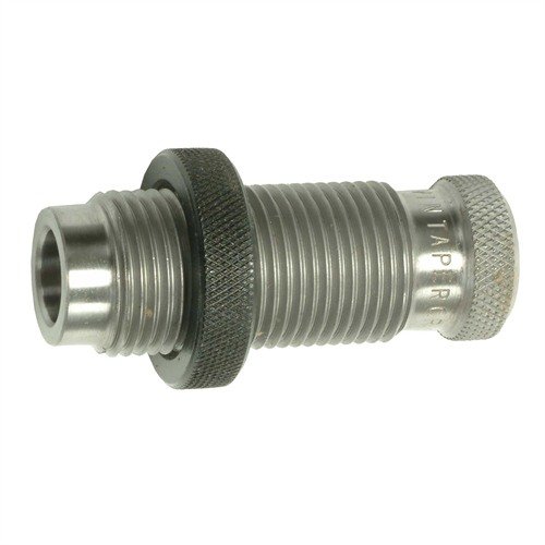 I dies di taper crimp Redding per 10mm Auto garantiscono una crimpatura uniforme per cartucce a testa su bocca, evitando problemi con il roll crimp.