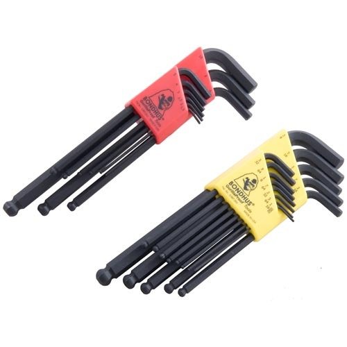Il set di chiavi esagonali Bondhus BallDriver® offre accesso angolato fino a 25 gradi, costruzione durevole e stoccaggio organizzato per una manutenzione precisa.