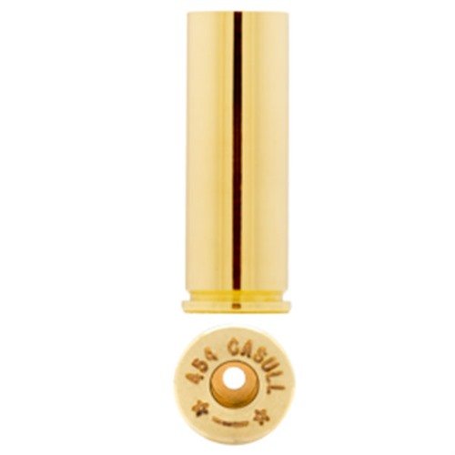 Il 454 CASULL BRASS di STARLINE offre la massima qualità per i tiratori, con un processo di produzione attento e confezionato in sacchetti da 100.