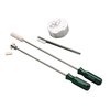 Il kit di pulizia per azione Bolt Action offre strumenti in acciaio inox per pulire a fondo le aree trascurate delle carabine, garantendo prestazioni ottimali e durata.