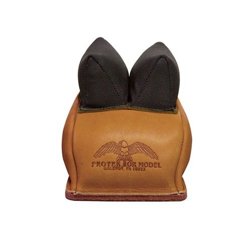 Le CUSTOM RABBIT EAR REAR BAGS di PROTEKTOR offrono stabilità e contatto ottimale con il calcio grazie alle orecchie più alte e alla robusta costruzione in pelle.