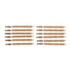 Il pacco da una dozzina di spazzole in bronzo per fucili, 6MM, 8-32M, è ideale per una pulizia efficace e duratura delle canne, garantendo prestazioni ottimali.