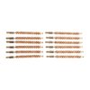 Il pacco da una dozzina di spazzole in bronzo per fucile è ideale per una pulizia efficace del tuo fucile, compatibile con calibri 6.5MM e filettatura 8-32M.