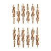 Scopri il pacco da 12 spazzole in bronzo per pistole, compatibili con calibri 9MM/38/357, ideali per una pulizia efficace e duratura delle tue armi.