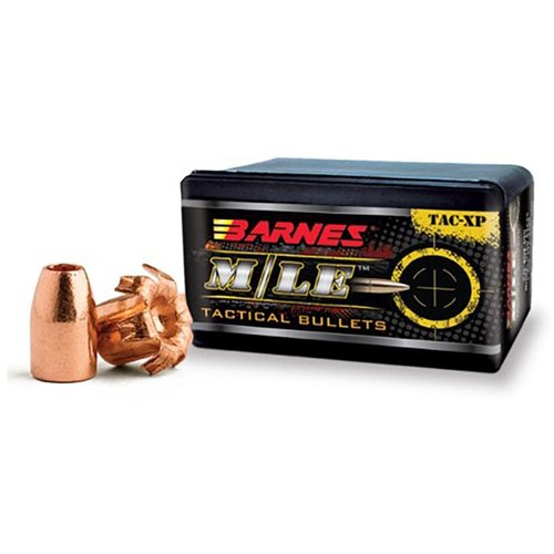 Proiettili TAC-XP 44 CAL (.429) in rame solido, senza piombo, con grande cavità hollow-point per prestazioni ottimali e alimentazione fluida e affidabile.