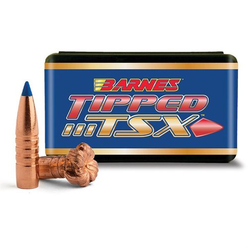 I proiettili TIPPED TSX 30 CAL (.308") offrono espansione rapida, penetrazione profonda e massima precisione, grazie alla costruzione in rame e al design innovativo.