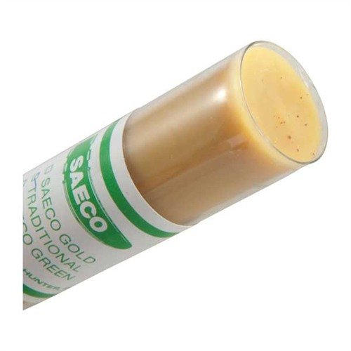 Il BULLET LUBRICANT SAECO di REDDING riduce l'accumulo di piombo, è realizzato con cera d'api naturale e Alox, disponibile in stick compatibili con sizer e lubrificatori.