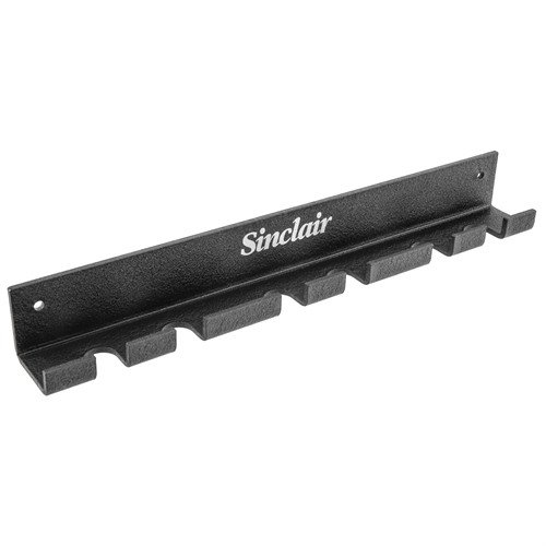 Il supporto a muro per cleaning rod Sinclair consente di riporre fino a 6 cleaning rods in modo ordinato, compatibile con prodotti Dewey e altri sul mercato.
