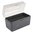 Scatola portamunizioni per fucile con coperchio ribaltabile 224 CLARK - 9.3X57MM 50 colpi fumé