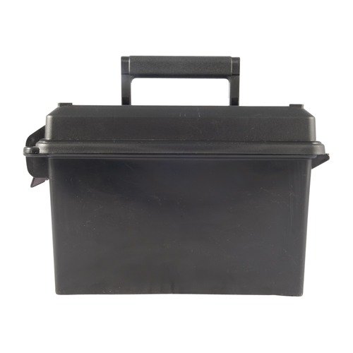 I contenitori per munizioni MTM 50 Caliber offrono una protezione resistente all'acqua, capacità di stoccaggio eccellente e un design leggero per un facile trasporto.