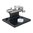 Kit trimmer per bossoli con micrometro e piattaforma, acciaio inox