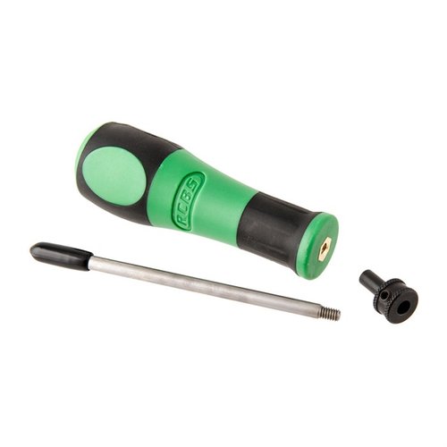 Il FLASH HOLE DEBURRING TOOL RCBS elimina rapidamente le sbavature all'interno del flash hole, garantendo un'accensione più affidabile e una facile allineamento.