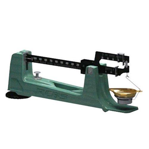 La bilancia meccanica M1000 di RCBS offre una capacità di 1000 grani con precisione di +/- 0,1 grano, funzionamento ambidestro e letture rapide grazie al damping magnetico.