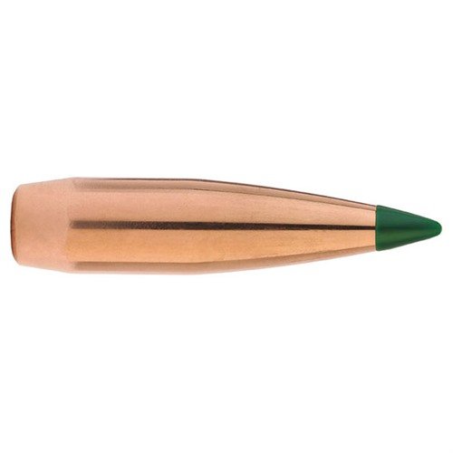 I proiettili Tipped MatchKing .308" 168gr offrono un coefficiente balistico superiore e un'alimentazione affidabile, ideali per la precisione nei tiri di varmint.