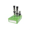 Il set Redding Competition Bushing Neck Die offre una lavorazione precisa con regolazioni micrometriche, supporto completo del bossolo e tolleranze di fabbricazione elevate.