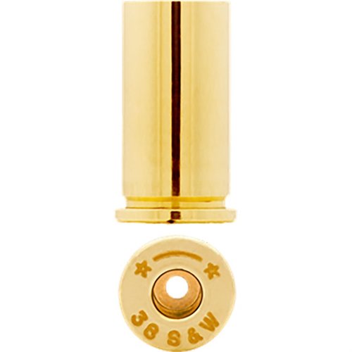 .38 S&W BRASS di STARLINE offre una qualità superiore, perfetta per .38 Colt New Police e .38 Super Police, non utilizzabile in 38 SPECIAL. 40 anni di esperienza.