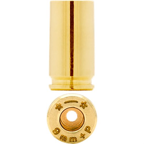 La cartuccia 9MM LUGER +P di STARLINE offre una qualità superiore e resistenza a pressioni +P, ideale per la separazione dei carichi. Non raccomandata per S&W Shield.