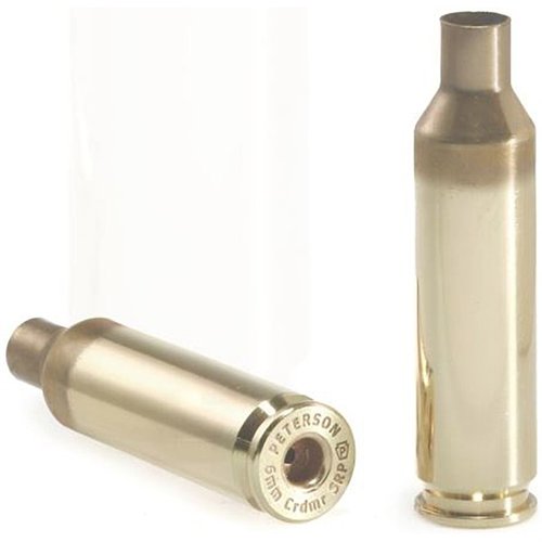 La cartuccia 6MM Creedmoor di Peterson offre una riduzione del rinculo, una migliore accensione della polvere e prestazioni superiori con 50 bossoli per confezione.