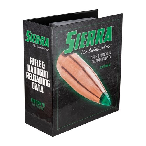 Il 6° Manuale di Ricarica di Fucili e Pistole di Sierra Bullets offre informazioni aggiornate, raccomandazioni di ricarica e una guida completa per i ricaricatori.