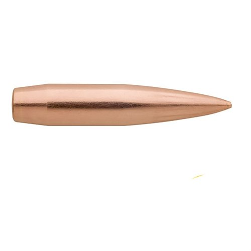 I proiettili MatchKing 6.5mm di Sierra offrono un'accuratezza senza pari grazie a giacchette sottili, design a punta cava e forma a boat tail per ridurre il drag.