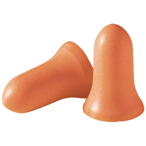 I tappi per le orecchie in schiuma Howard Leight offrono la massima protezione acustica con un NRR di 33, disponibili in confezioni da 50 o 100 paia.