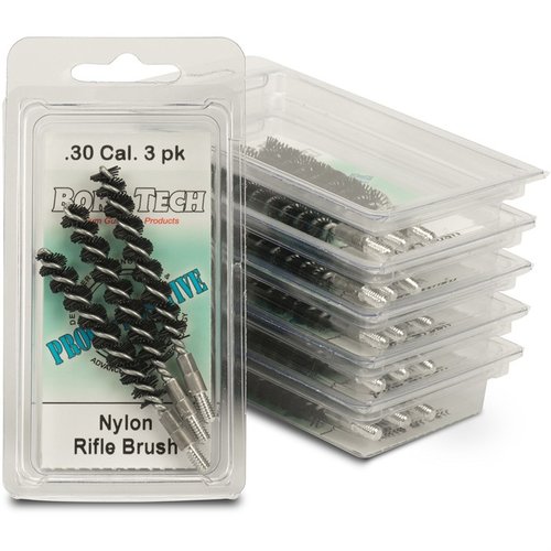 Le spazzole in nylon Proof-Positive di Bore Tech offrono una pulizia superiore con bristle doppie, resistenza aumentata e nuclei non in ottone per evitare contaminazioni da rame.