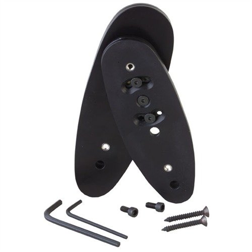 Aggiungi versatilità al tuo fucile con il nostro adattatore butt plate stock, che offre regolazioni rapide fino a 1" di drop verticale e 22° di inclinazione.
