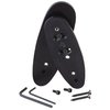 Regolatore piastra calciolo in alluminio nero