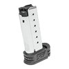 Caricatori originali in acciaio inox per Springfield XD-S, resistenti a usura e corrosione, con capacità di 5 o 7 colpi e base rimovibile per una facile pulizia.