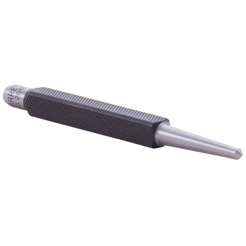 Il punzone STARRETT 5/32" è ideale per fissare viti a testa esagonale, con una lunghezza di 4" e un corpo di 3/8" per una precisione ottimale.