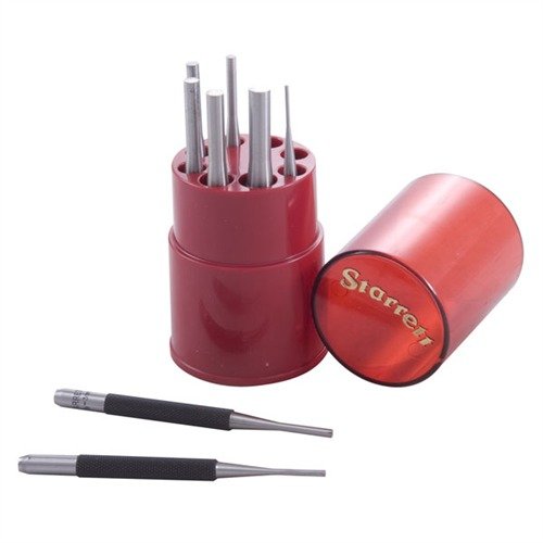 Il set di punte Starrett offre 8 punte di alta qualità, ergonomiche e precise, realizzate in acciaio temprato, per rimuovere perni con facilità e comfort.