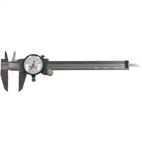 Il caliper a quadrante Starrett 120 è realizzato negli USA, offre lettura diretta, precisione e maneggevolezza, con un range di 0-6" e graduazioni di .001".
