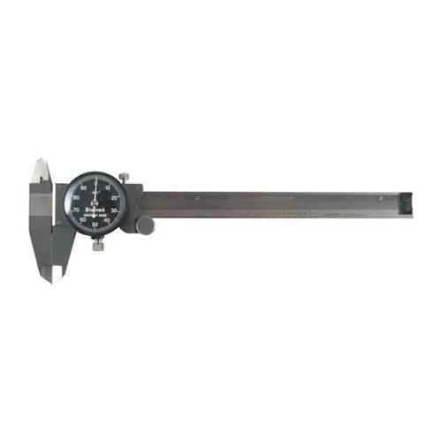 Il caliper a quadrante Starrett 120 è realizzato negli USA, offre misurazioni precise, maneggevolezza e un design in acciaio inossidabile per durabilità.