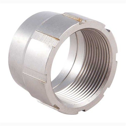 Il SAVAGE 116 Barrel Lock Nut in acciaio inox offre resistenza e durata, garantendo una perfetta tenuta per i fucili 112/116 SS Top Loading.