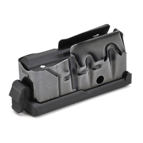 Il caricatore AXIS 243/308 di Savage Arms offre una capacità di 4 colpi, compatibilità con diversi calibri e una costruzione in acciaio per massima affidabilità.