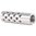 #3 Freno di bocca calibro .22 9/16-24 in acciaio cromo-molibdeno, finitura argento