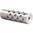 Freno di bocca n.3 per calibro .22 9/16-24 in acciaio inox, finitura silver