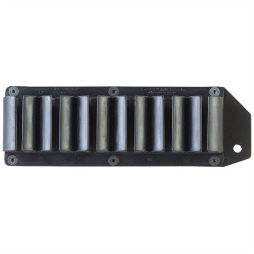 Il SIDE SADDLE SHELL HOLDER di LYMAN si monta facilmente sul ricevitore, offre rapidi ricaricamenti e mantiene il numero di serie visibile, senza modifiche permanenti.