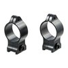 Anelli fissi TALLEY in acciaio blu satinato, con viti Torx® a testa bassa per un montaggio permanente e disponibile per tubi ottici da 1" o 30mm.