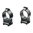 Anelli per ottica 1" bassi (0,35") 16MM CZ, neri